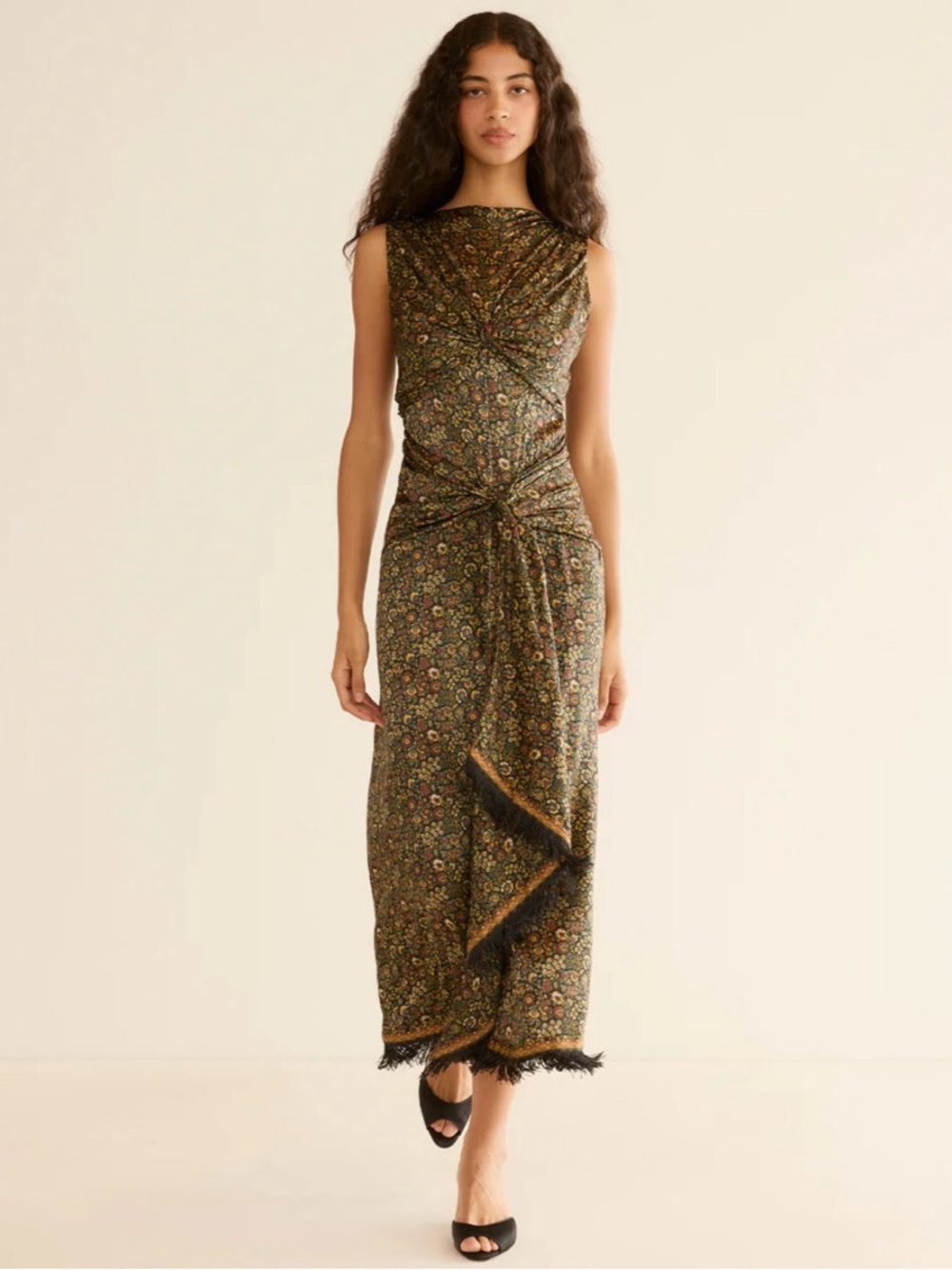 Doen XS Cataline Dress Fleur de Majorelle sz XS. EUC Retails